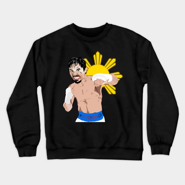 Manny Pacman Pacquiao Crewneck Sweatshirt by ajrocks